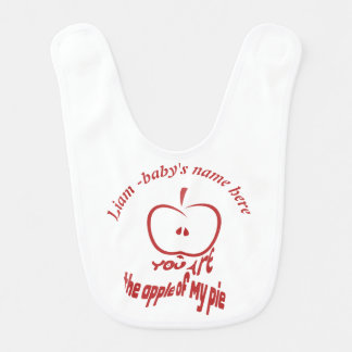 You're the apple of my Pie Personalized Baby Bib