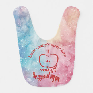 You're the apple of my Pie Personalized Baby Bib