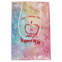 You're the Apple of My Pie Personalized Gift Bag