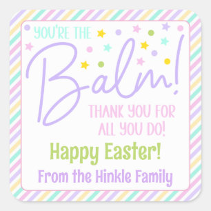You're The Balm Gift Square Sticker