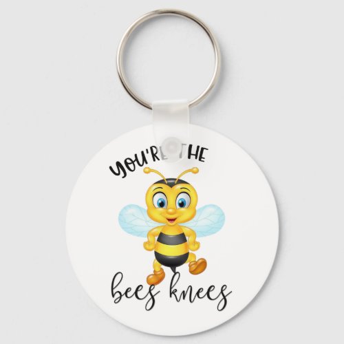 Youre The Bees Knees  Valentines Day Keychain