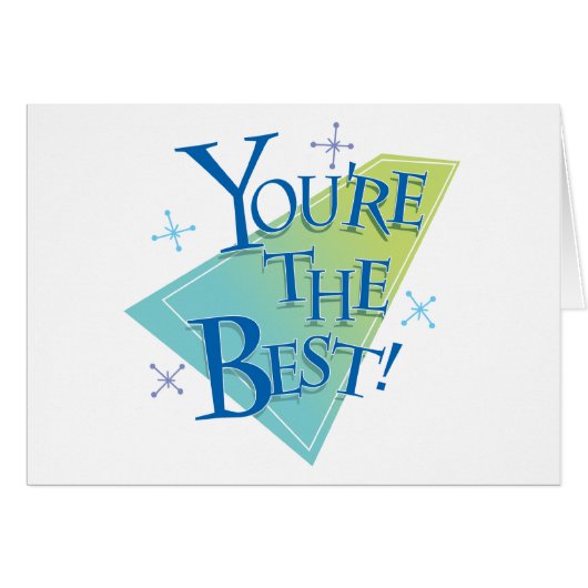 You're The Best! Cards (Front Horizontal)