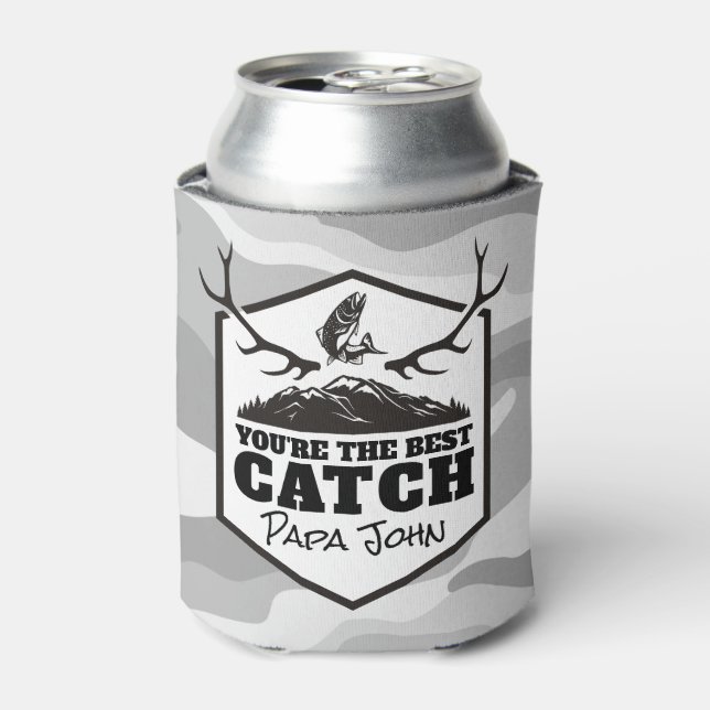 You're the Best Catch Personalized Gift Can Cooler (Can Front)