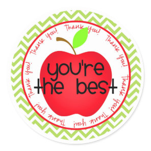 You're The Best Classic Round Sticker