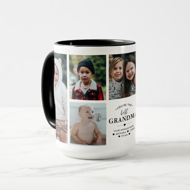 You're The Best (Grandma/Other) 7-Photo Collage Mug (Front Left)