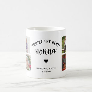 You're the Best Nonna Photo Collage Keepsake Coffee Mug