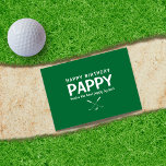 You're The Best Pappy By Par Birthday Card<br><div class="desc">Celebrate your special Pappy with this sweet,  "You're the best pappy by par" golf birthday card! Personalize the outside and inside with your own message!</div>