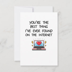 You're The Best Thing I've Ever Found On Internet  RSVP Card