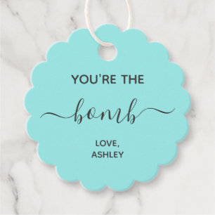 You're the Bomb Gift Tag for Bath Bombs