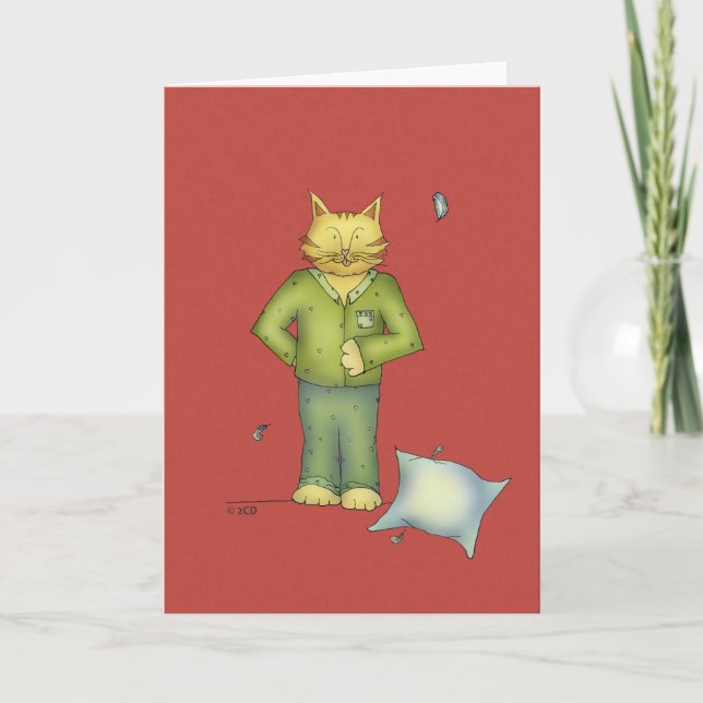 You're the Cat's Pajamas Greeting card (Front)