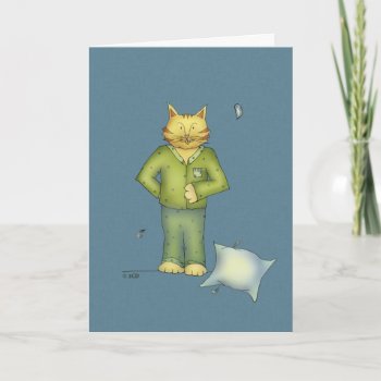 You're The Cat's Pajamas Greeting Card by twochicksdesign at Zazzle