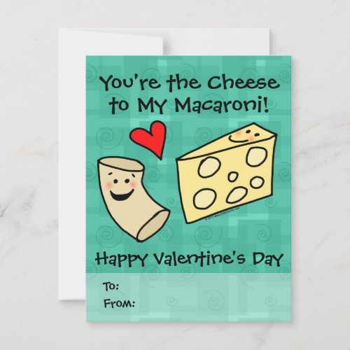 Youre the Cheese to my Macaroni Cute Valentine