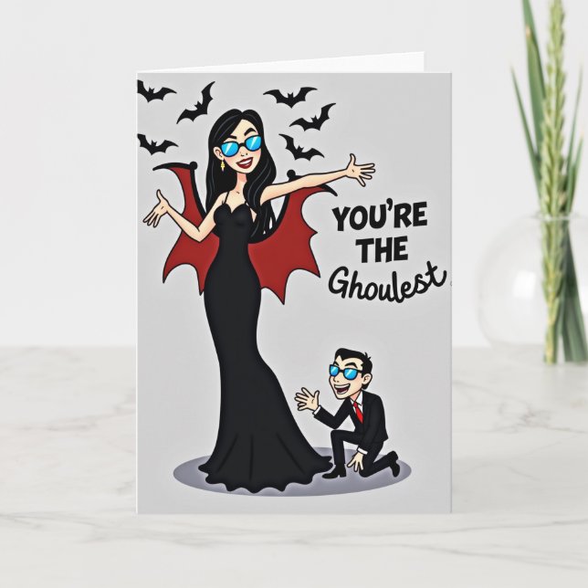 Youre The Ghoulest Greeting Card (Front)