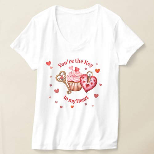 Youre The Key To My Heart Valentines T_Shirt