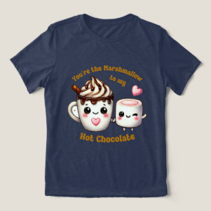 You're the Marshmallow to My Heart - Cute Hot Choc Tri-Blend Shirt