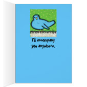 You're the melody in my life card (Inside (Right))