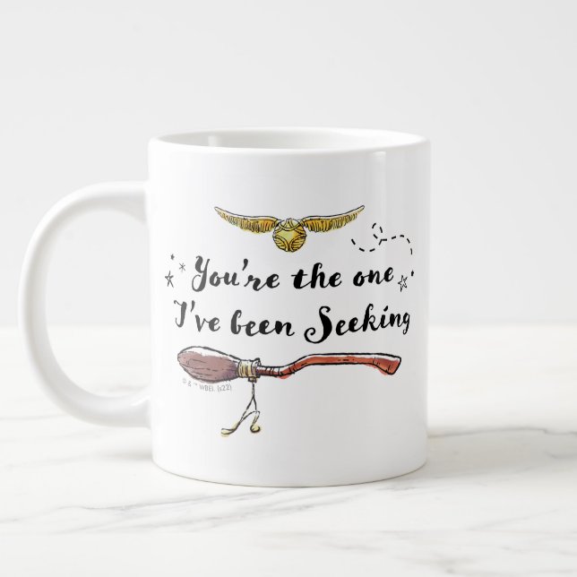 You're The One I've Been Seeking Giant Coffee Mug (Left)
