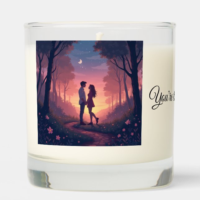 You're the only one for me. scented candle (Front)