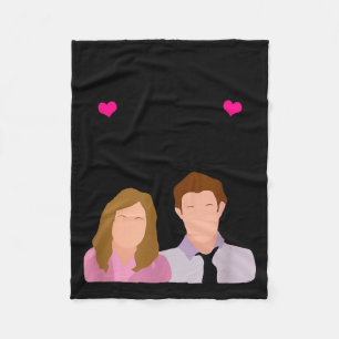You're The Pam To My Jim Valentine’s Day Couple Ma Fleece Blanket