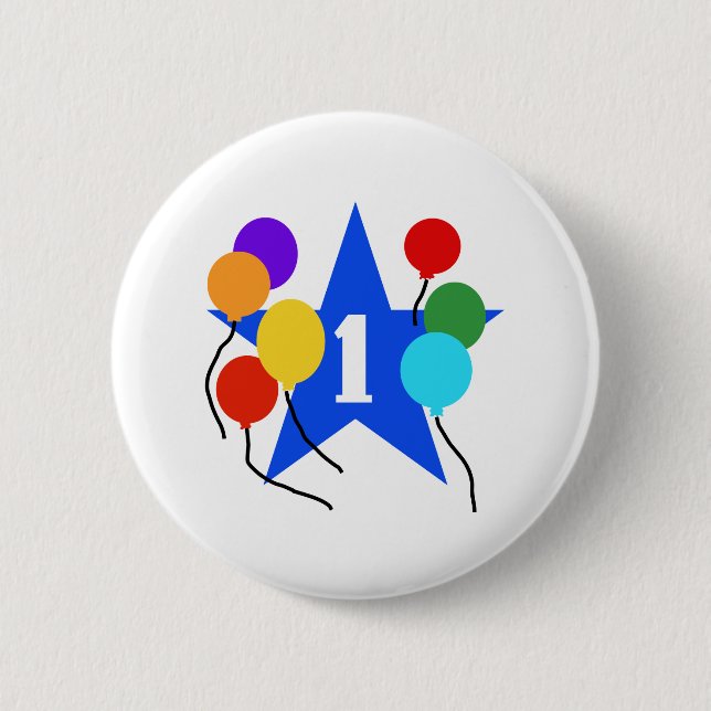 You're the Star 1st Birthday Button (Front)