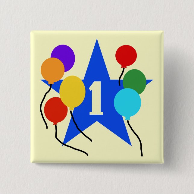 You're the Star 1st Birthday Tshirts and Gifts Pinback Button (Front)