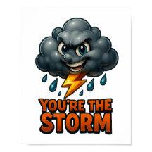 You're the Storm – Printable 3D Wall Art