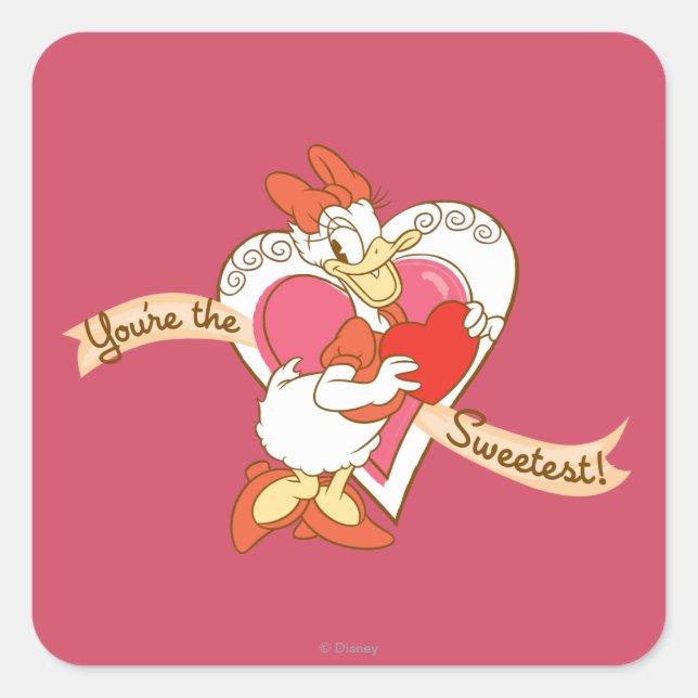 You're the Sweetest Square Sticker (Front)