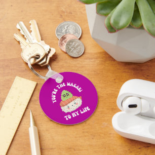You're The Wasabi To My Life Cute Sushi Pun Keychain