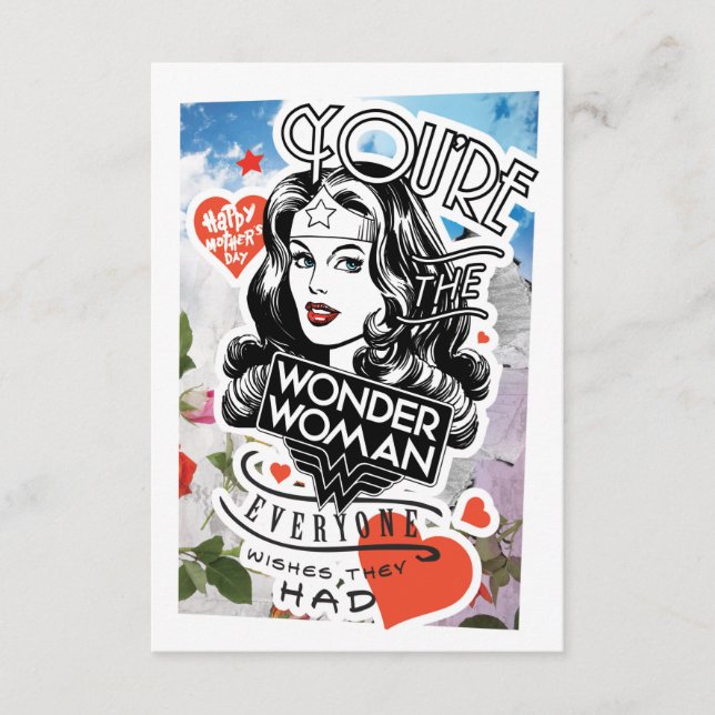 You're The Wonder Woman Everyone Wishes They Had Advice Card (Front)