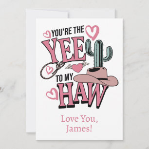 You're the Yew to My Haw Love Card