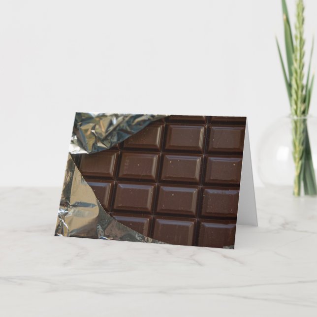 You're Too Sweet, Chocolate Candy Bar Card (Front)