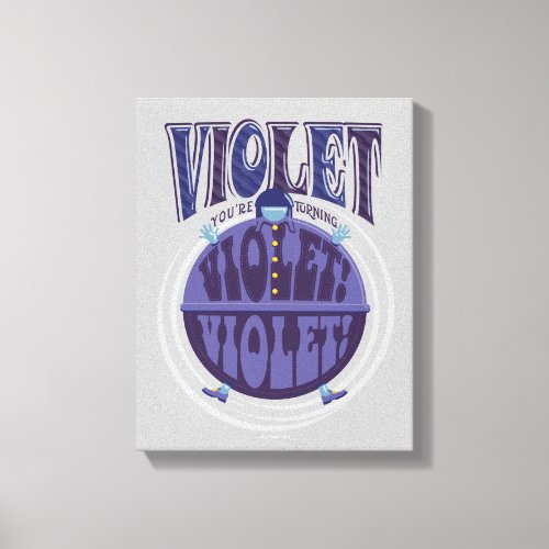 Youre Turning Violet Violet Canvas Print