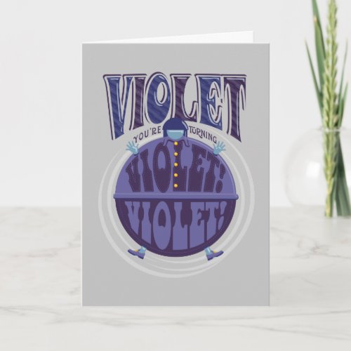 Youre Turning Violet Violet Card