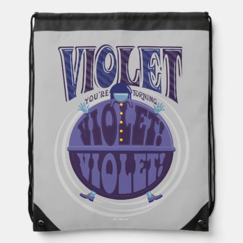 Youre Turning Violet Violet Drawstring Bag