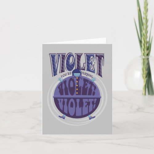 Youre Turning Violet Violet Note Card