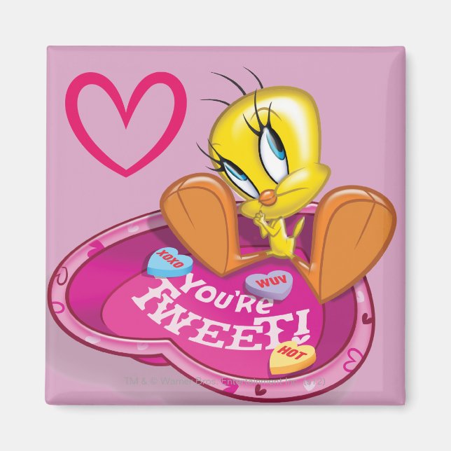 You're Tweet TWEETY™ Bowl Magnet (Front)