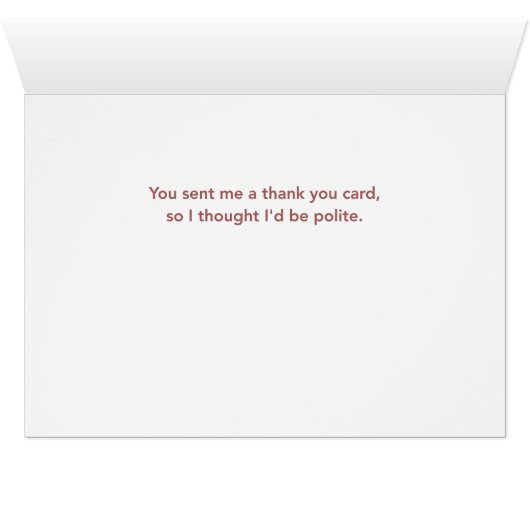 You're Welcome! (Inside Horizontal (Bottom))