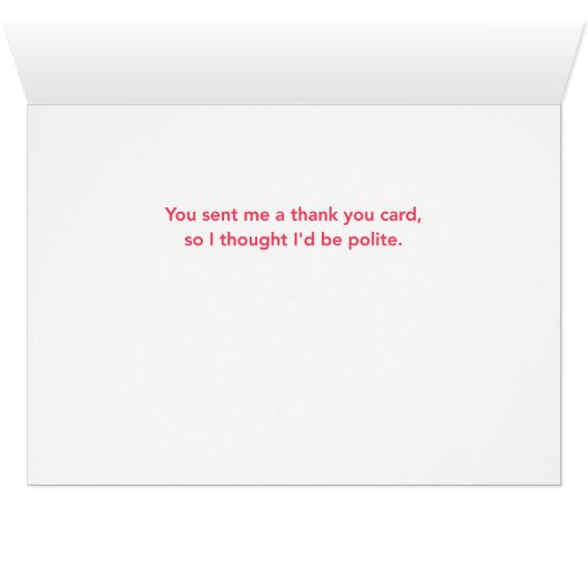 You're Welcome! (Inside Horizontal (Bottom))