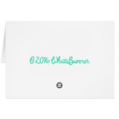 You're Welcome! Cards (Back Horizontal)