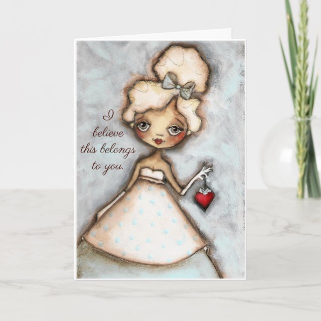 Yours - Customizable Valentine Holiday Card (Front)