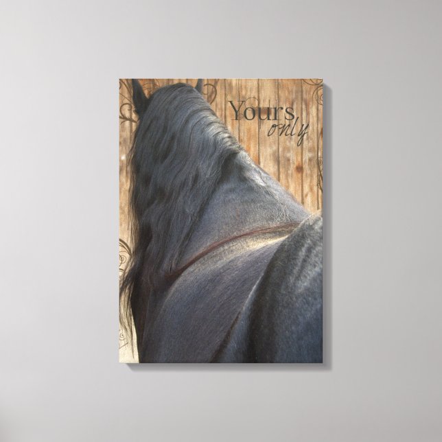 Yours Only - Wrapped Canvas Print (Front)