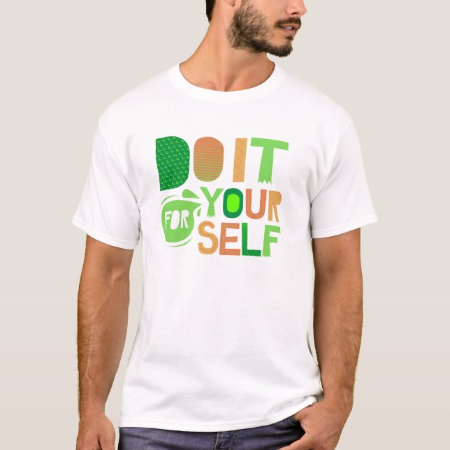 "" Yourself"" Motivation Quote T-Shirt (Front)