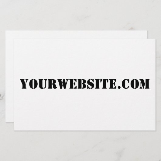 YourWebSite.com (Front/Back)