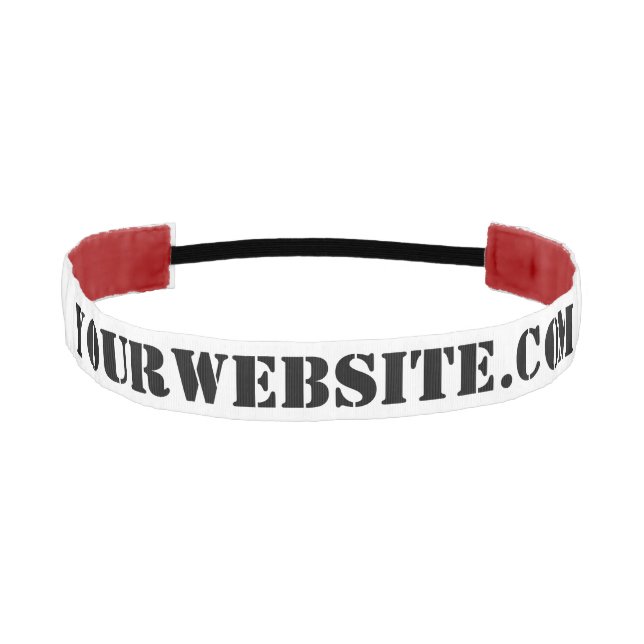 YourWebSite.com Athletic Headband (Front)