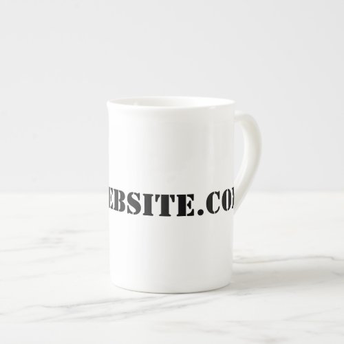 YourWebSitecom Bone China Mug