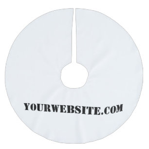 YourWebSite.com Brushed Polyester Tree Skirt