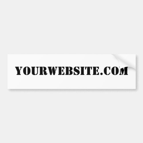 YourWebSitecom Bumper Sticker