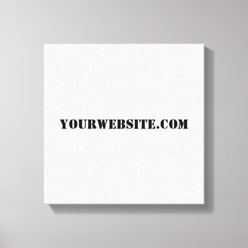 YourWebSitecom Canvas Print