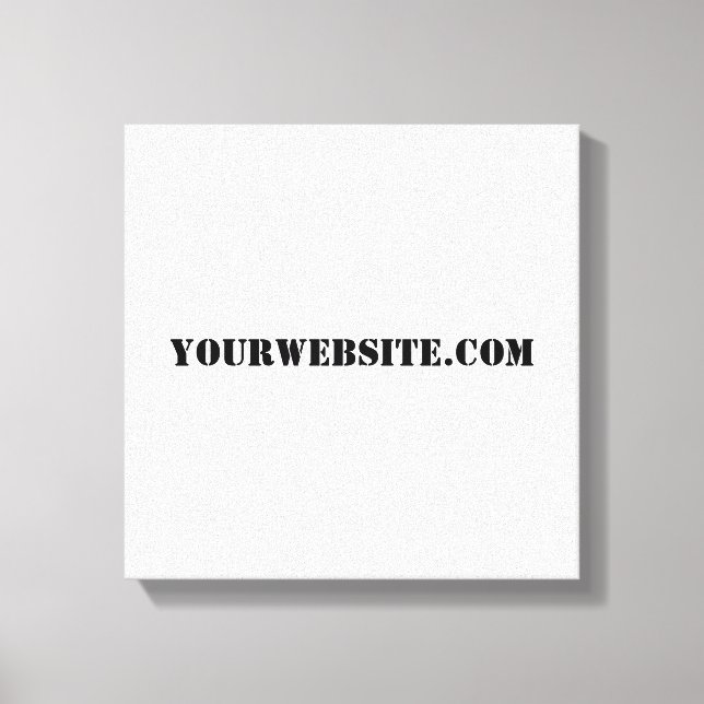 YourWebSite.com Canvas Print (Front)