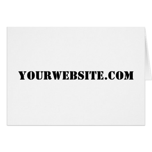YourWebSite.com Cards (Front Horizontal)